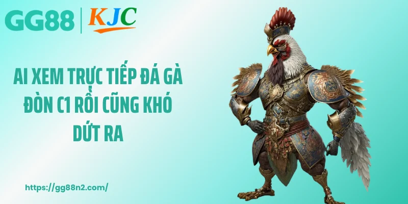 Ai xem trực tiếp đá gà đòn C1 rồi cũng khó dứt ra